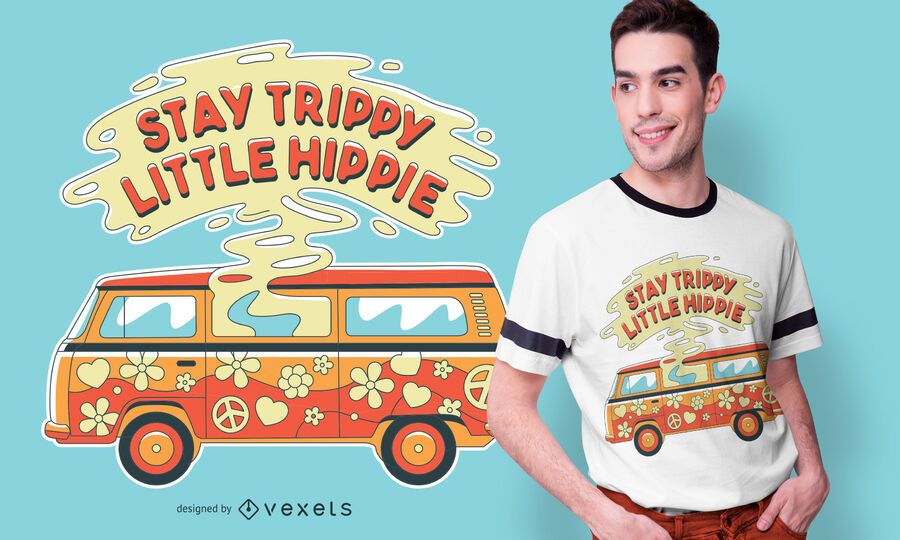 Trippy van t-shirt design Trippy van t-shirt design