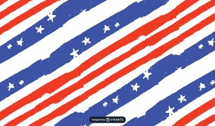Design de padrão de bandeira dos EUA