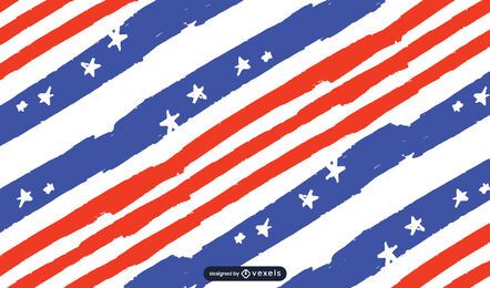 Diseño de patrón de bandera de Estados Unidos Diseño de patrón de bandera de Estados Unidos