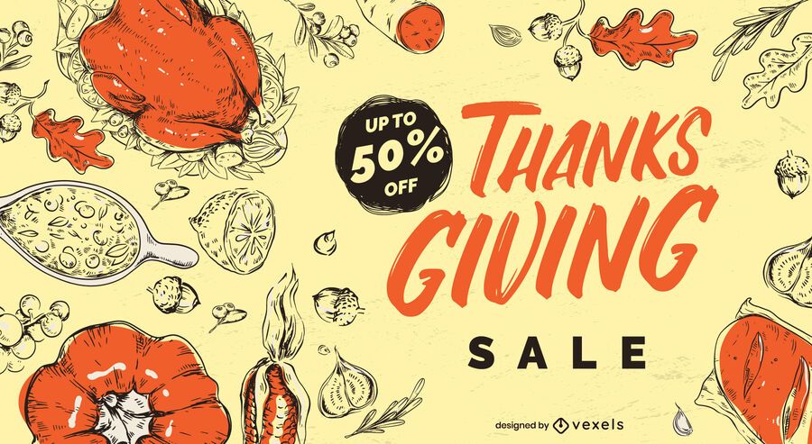 Thanksgiving Sale Slider Design Thanksgiving Sale Slider Design