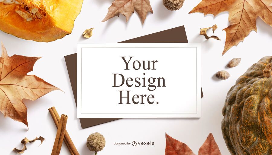 Thanksgiving paper mockup composition Thanksgiving paper mockup composition