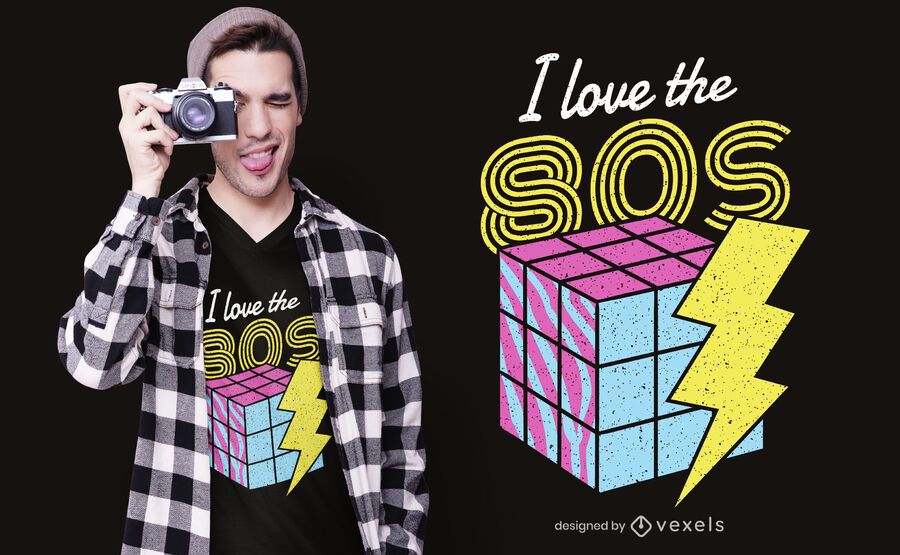 I Love The 80s T-shirt Design I Love The 80s T-shirt Design