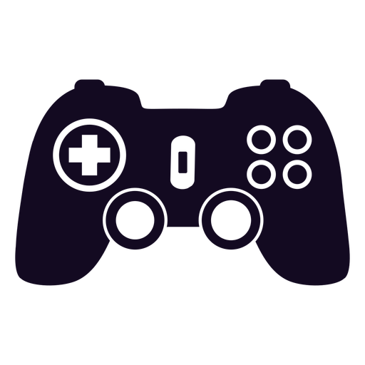 Controlador para juegos joystick negro Diseño PNG