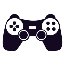 Controlador de juegos joystick negro Diseño PNG