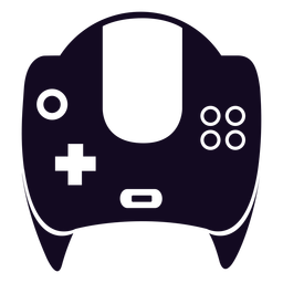 Joystick para juegos joystick negro Diseño PNG