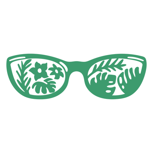 Download Cat Eye Oversize Sunglasses Tropical Design Flat Transparent Png Svg Vector File 3D SVG Files Ideas | SVG, Paper Crafts, SVG File