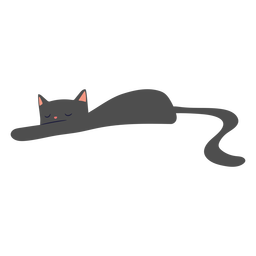 Gato dormindo no apartamento Desenho PNG