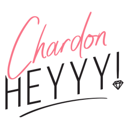 Citação de festa Chardon ei Desenho PNG
