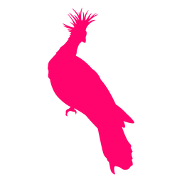 Silhueta de pássaro voador de guindaste coroado Desenho PNG