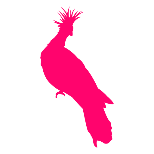 Gekrönte Kranich fliegende Vogelschattenbild PNG-Design