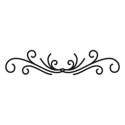 Decoración de encaje diseño florido Diseño PNG