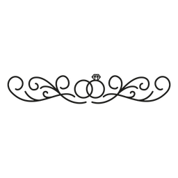 Encaje de decoración de borde de diamante Diseño PNG