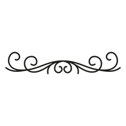 Flourish Decorative Lace Edge Design PNG & SVG Design For T-Shirts