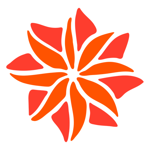 Blume tropische Pflanze Hand gezeichnet PNG-Design