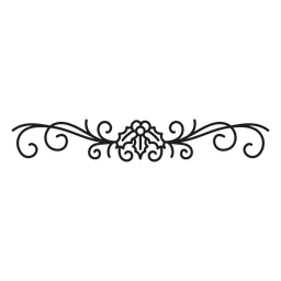 Blumiges Spitzendesign PNG-Design