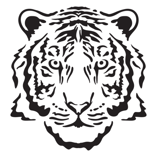 Golpe de tigre peludo Desenho PNG