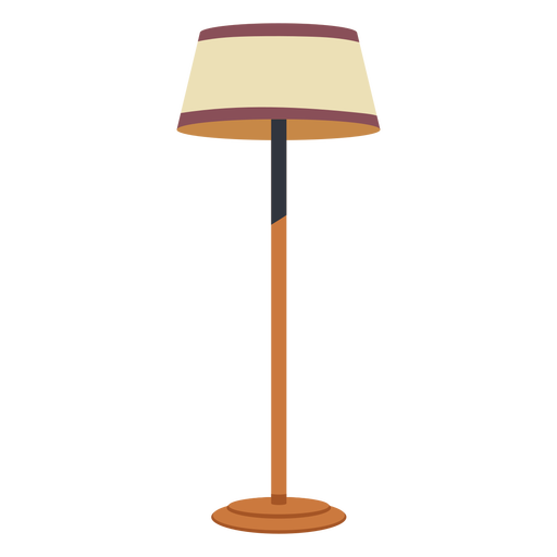 House floor lamp flat PNG Design