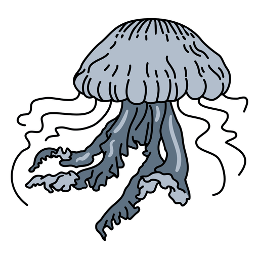 Download Jellyfish Sealife Stroke Transparent Png Svg Vector File