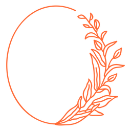 Large oval geometrical figure oval ornament frame PNG Design