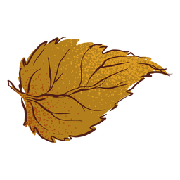 Blatt Herbst Herbst Hand gezeichnet PNG-Design