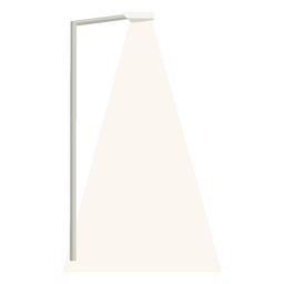 Coluna de rua de luz plana Desenho PNG