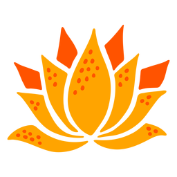 Dibujado a mano flor de lirio tropical Diseño PNG