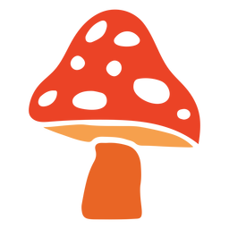Pilzpflanze ausgeschnitten PNG-Design