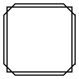 Vinil de geometria de polígonos sobrepostos Desenho PNG
