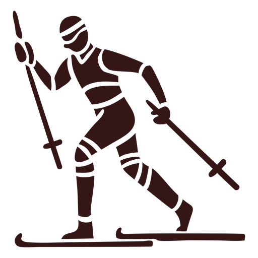 Design de esqui para pessoas Desenho PNG