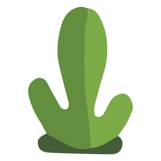 Pflanzen Sie Duo Kaktus flach PNG-Design