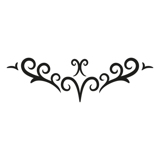 Pointed lace design PNG Design