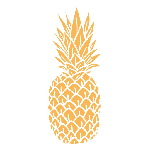 Download Realistic Silhouette Pineapple Design Transparent Png Svg Vector File