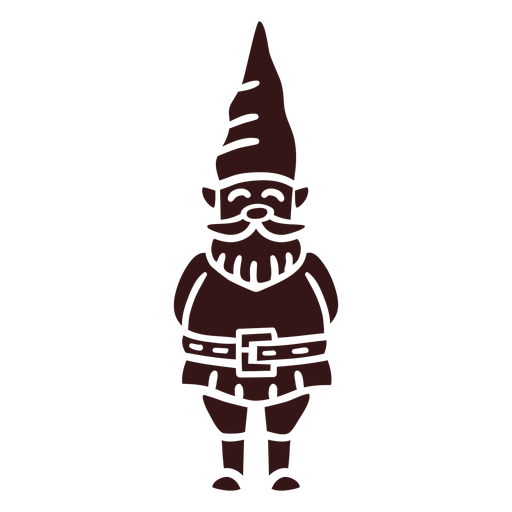 Smiling gnome cap PNG Design