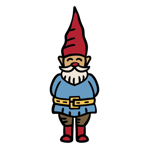 Download Smiling gnome hand drawn - Transparent PNG & SVG vector file