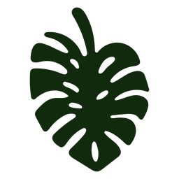 Split leaf plant hand drawn PNG Design