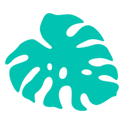 Split leaf tropical type PNG Design