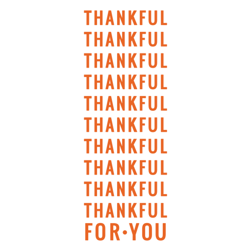 Download Thankful for you repetition bag design - Transparent PNG ...