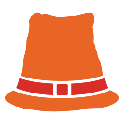 Elemento tradicional do chapéu de agradecimento cortado Transparent PNG