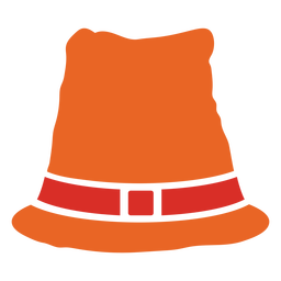 Sombrero de agradecimiento elemento tradicional recortado Diseño PNG