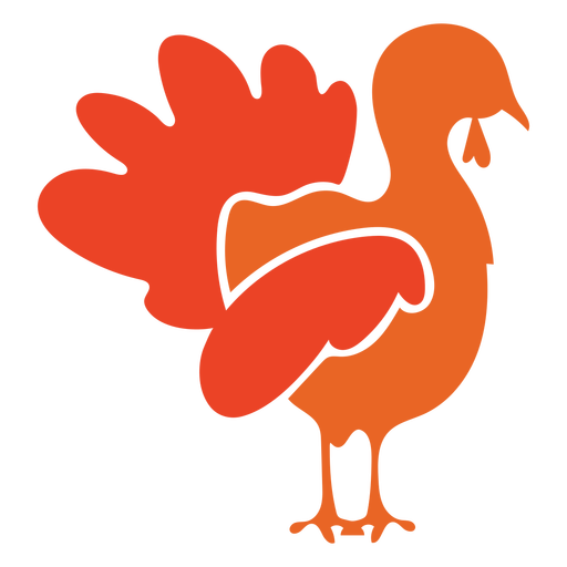 Turkey animal cut out PNG Design