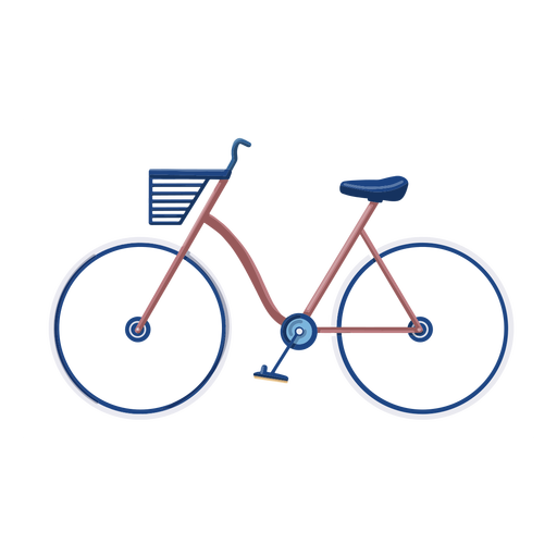 Design plano de bicicleta vintage