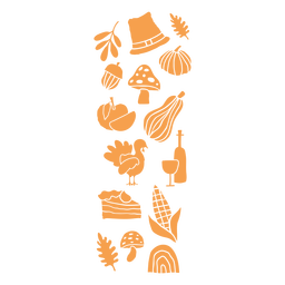 Saco de garrafa de vinho tradições de ação de graças Desenho PNG