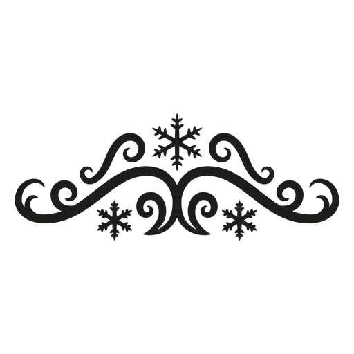 Winter flourish lace design - Transparent PNG & SVG vector ...