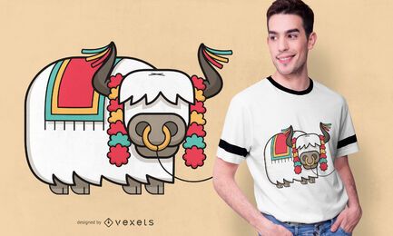 Design de t-shirt festivo iaques Design de t-shirt festivo iaques