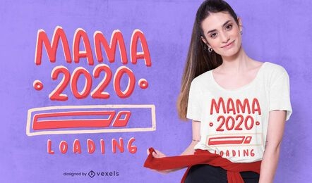 Design de camisetas Mama 2020
