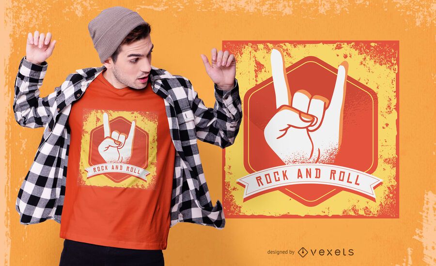 Camiseta vintage rock and roll Camiseta vintage rock and roll