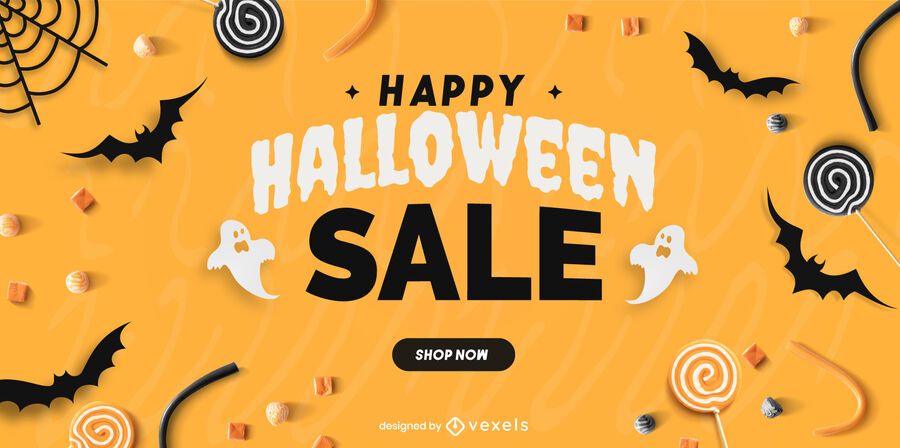 Happy halloween sale slider design Happy halloween sale slider design