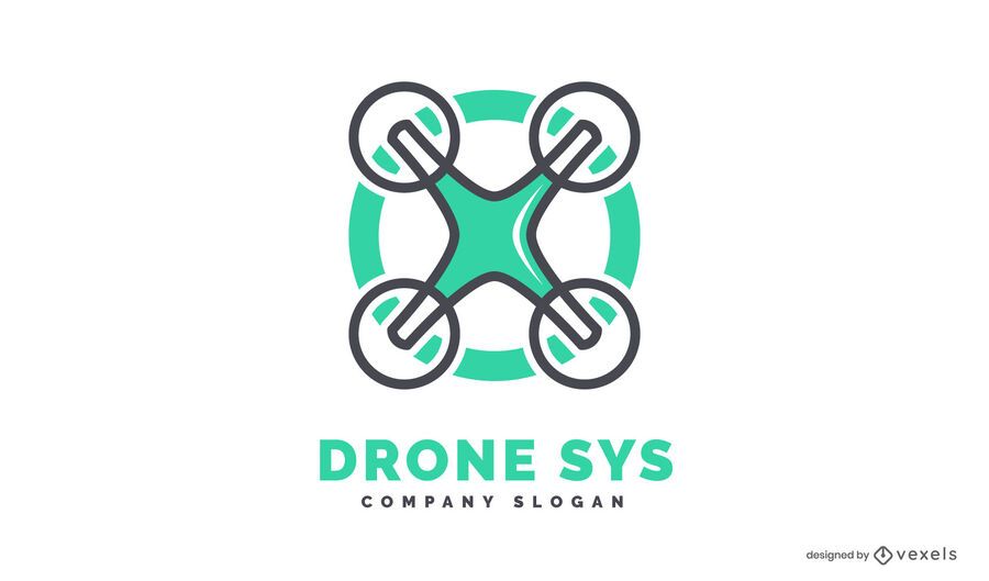 Plantilla de logotipo de dron Plantilla de logotipo de dron