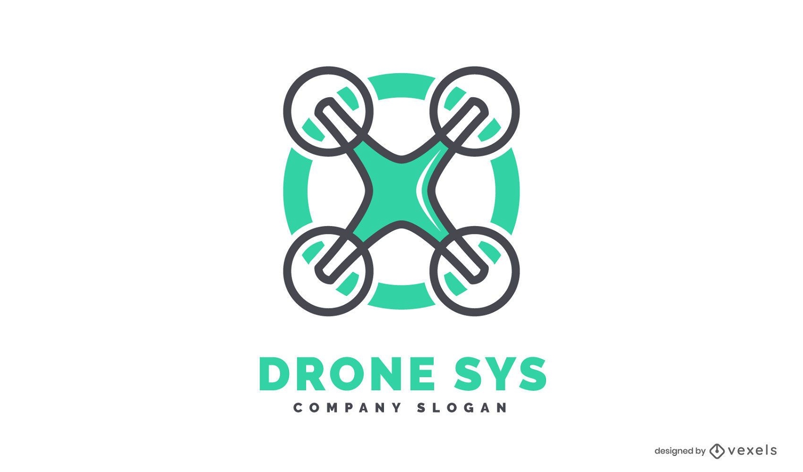 Drohnen-Logo-Vorlage