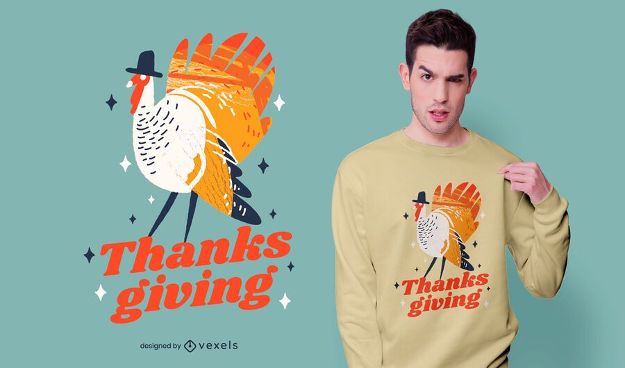 Thanksgiving Turkey Quote T-shirt Design Thanksgiving Turkey Quote T-shirt Design